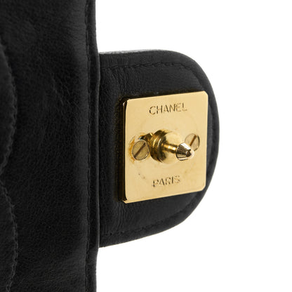 Chanel Lambskin Quilted Small Single Flap Black 7 of 12
