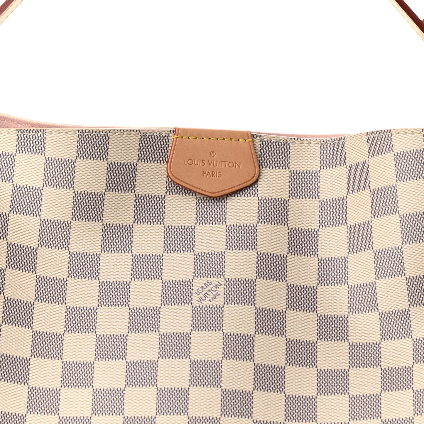 Damier Azur Graceful MM Rose Ballerine