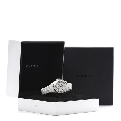 Chanel Stainless Steel Ceramic 33mm J12 Quartz Watch White 7 of 7