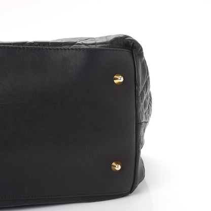 Christian Dior Lambskin Cannage Large Soft Lady Dior Shopping Tote Black 9 of 15