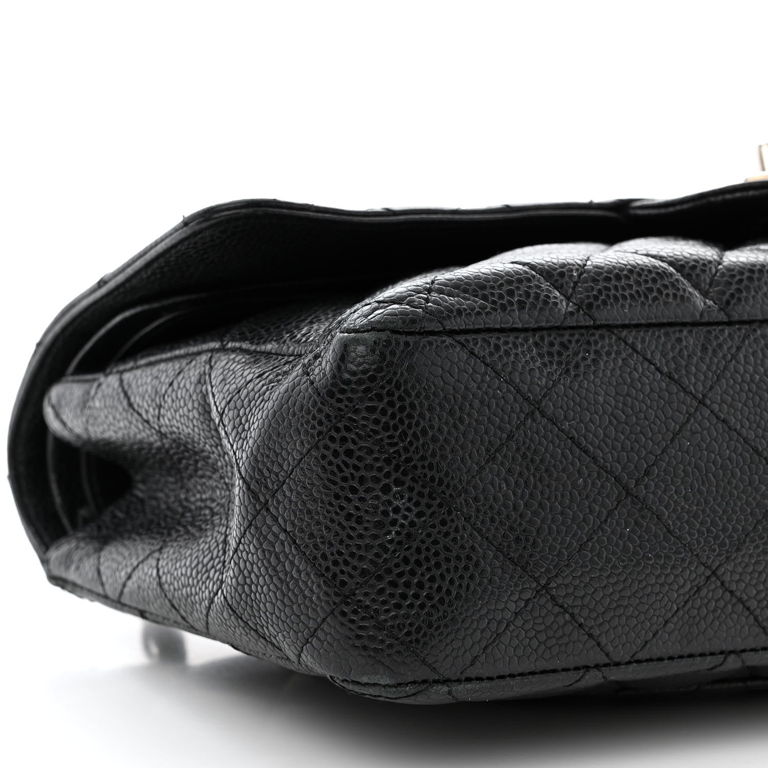 Chanel Caviar Quilted Medium Double Flap Black 9 of 20