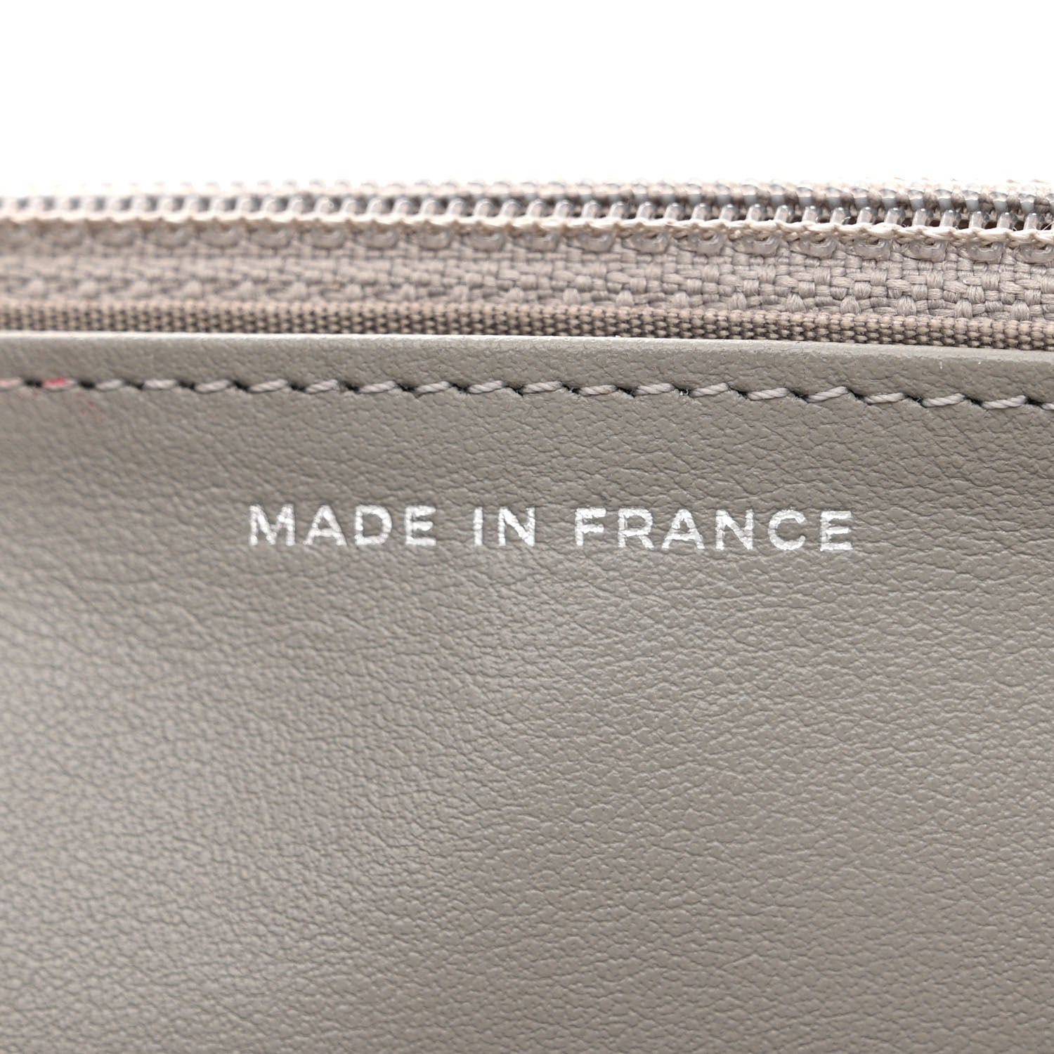 Chanel Caviar Quilted Boy Wallet On Chain WOC Grey 7 of 13