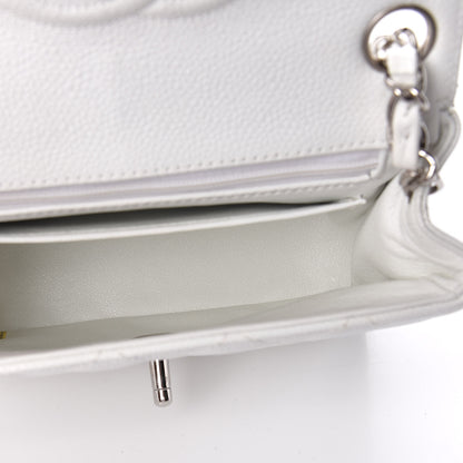 Chanel Caviar Quilted Mini Square Flap White 5 of 17