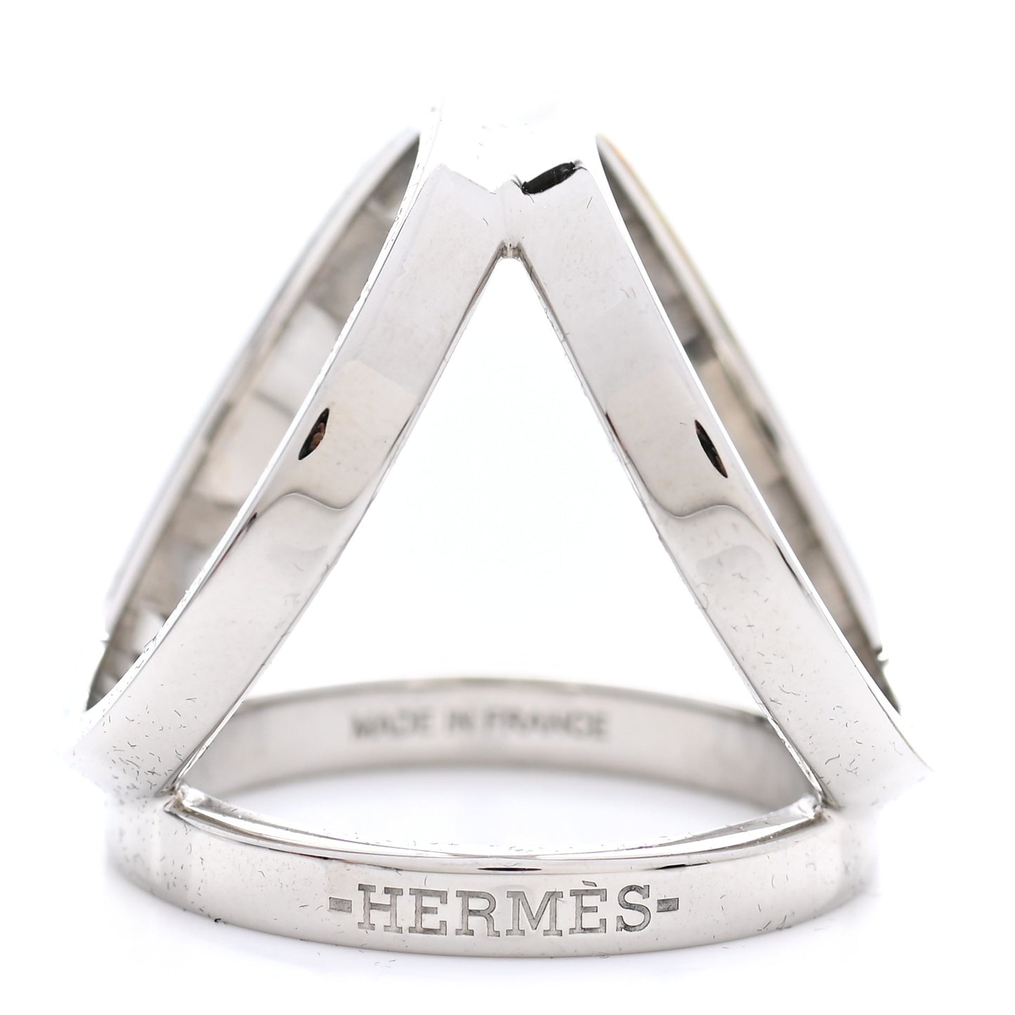 Palladium Trio Scarf Ring
