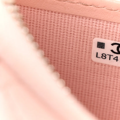 Chanel Caviar Quilted Large Gusset Zip Around Wallet Light Pink 8 of 12