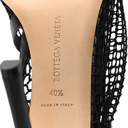 Bottega Veneta Mesh Nappa Chunky Chain Sandals 40.5 Black 6 of 7