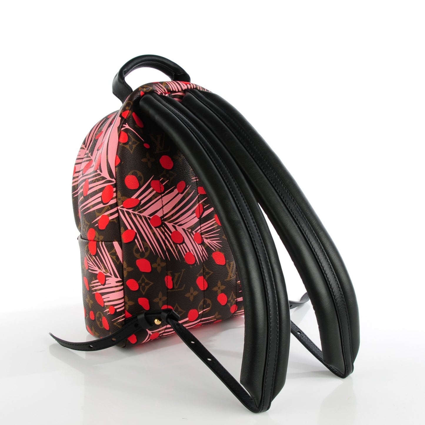 Monogram Jungle Dots Palm Springs Backpack PM Sugar Pink Poppy