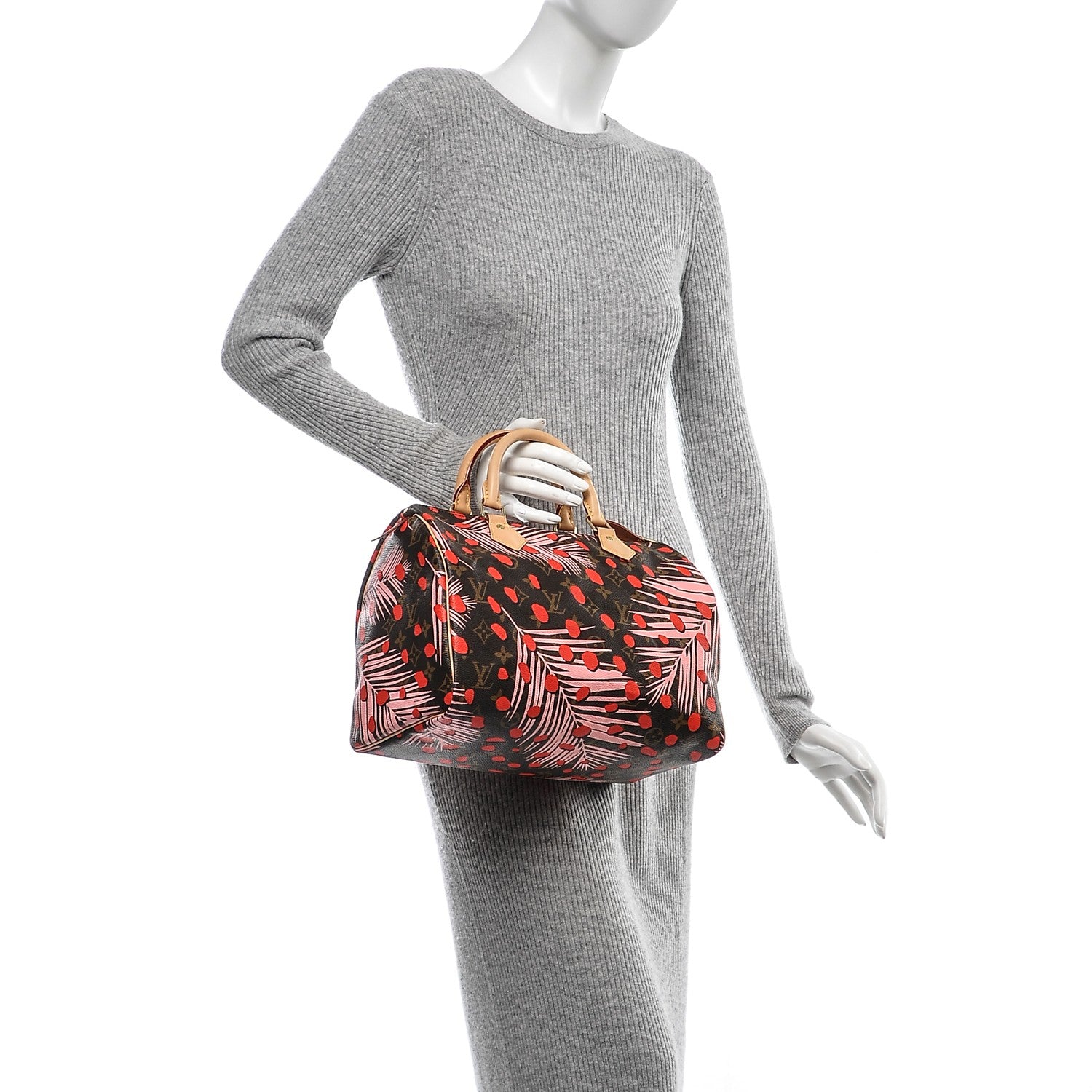 Louis Vuitton Monogram Jungle Dots Speedy 30 Sugar Pink Poppy 2 of 6