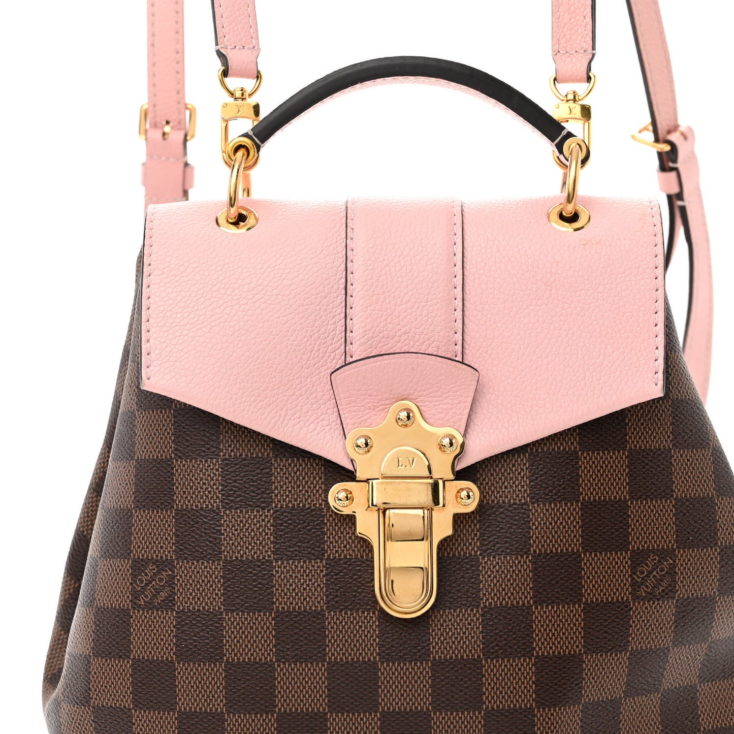 Damier Ebene Clapton Backpack Magnolia
