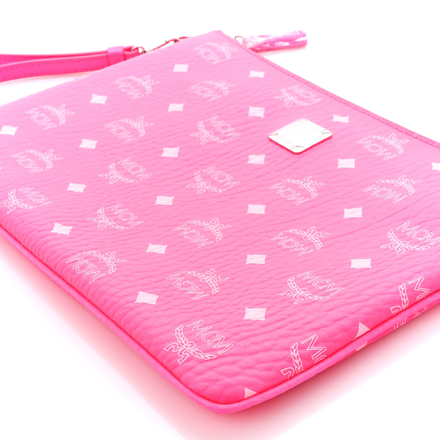 Visetos Medium Zip Pouch Neon Pink