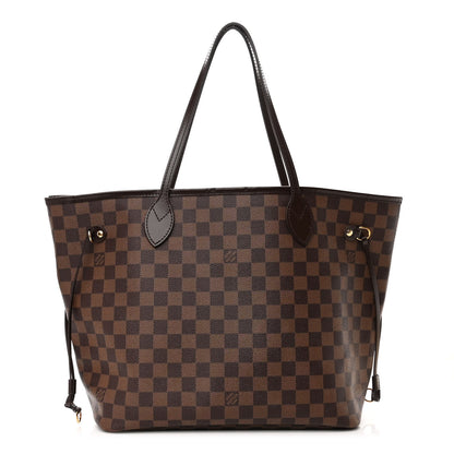 Louis Vuitton Damier Ebene Neo Neverfull MM Rose Ballerine 3 of 11