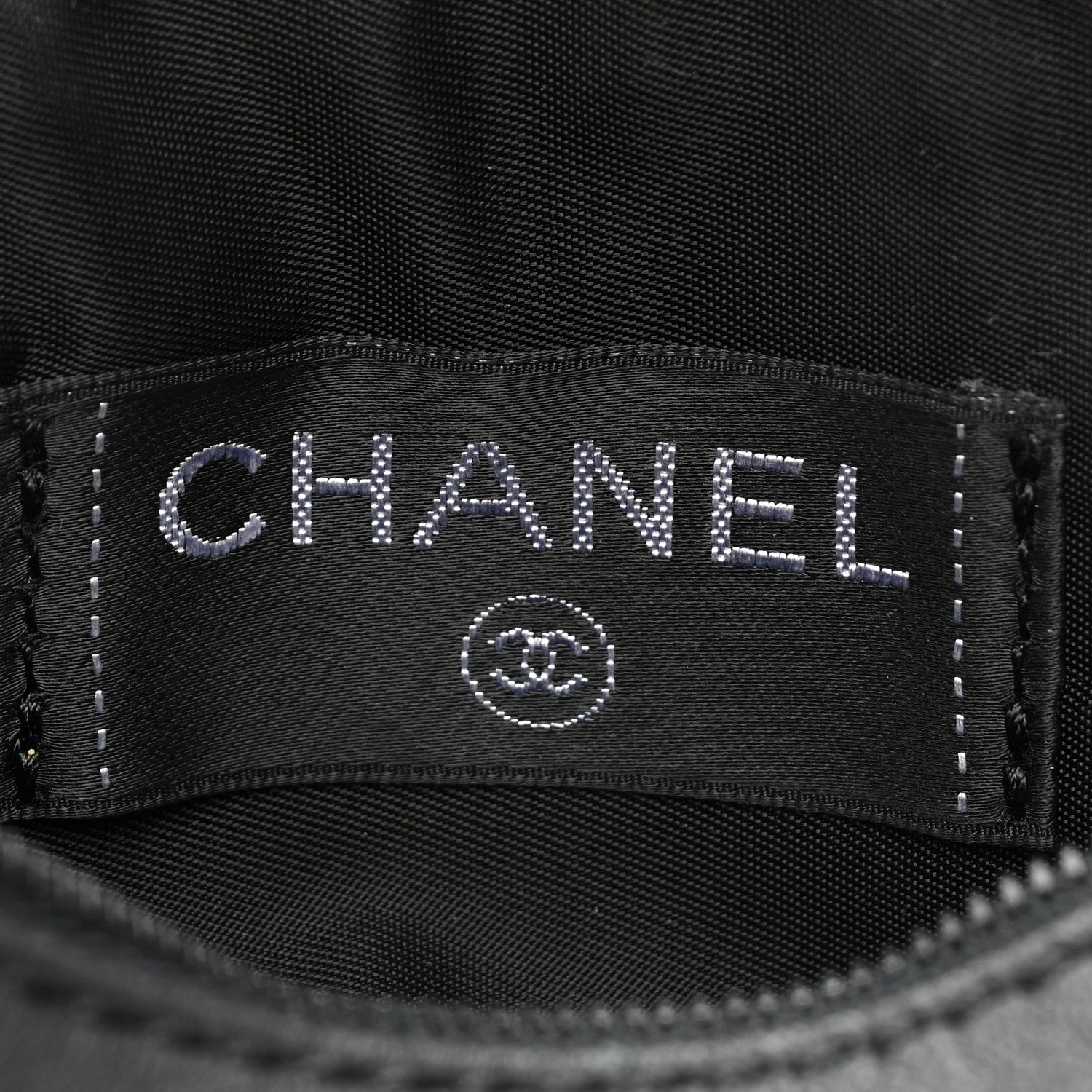 Chanel Terry Cotton Reversible CC Beach Tote Black 11 of 24