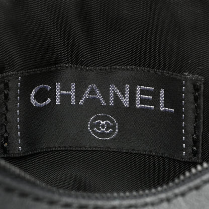 Chanel Terry Cotton Reversible CC Beach Tote Black 11 of 24