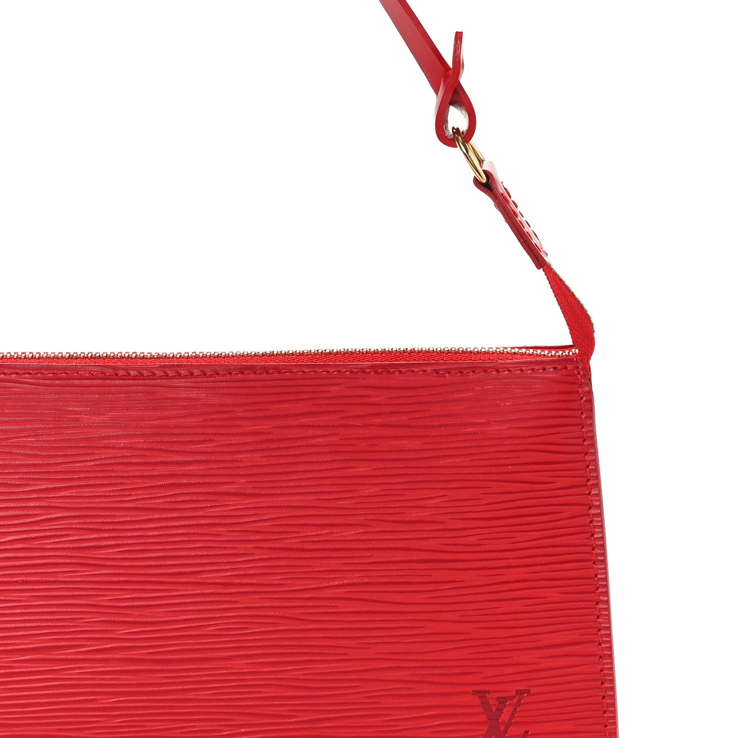 Epi Pochette Accessories 21 Castillan Red