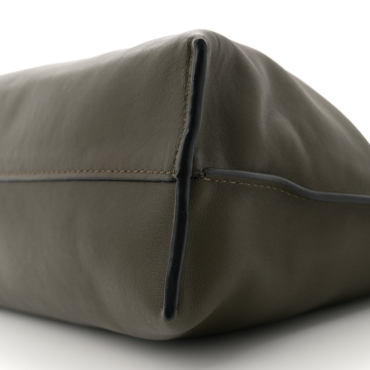 Loewe Nappa Calfskin Medium Flamenco Knot Clutch Avocado Green 10 of 10