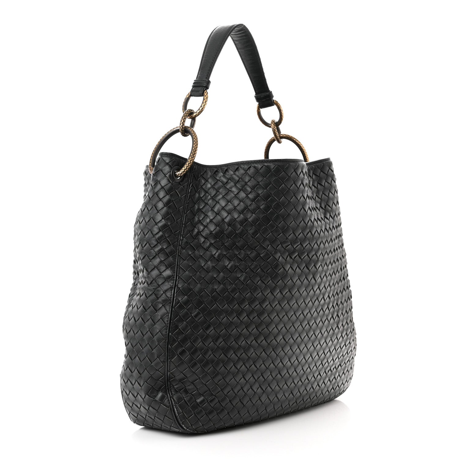 Bottega Veneta Nappa Intrecciato Medium Loop Black 3 of 14
