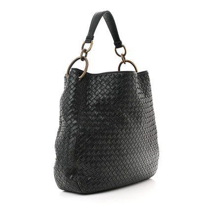 Bottega Veneta Nappa Intrecciato Medium Loop Black 3 of 14