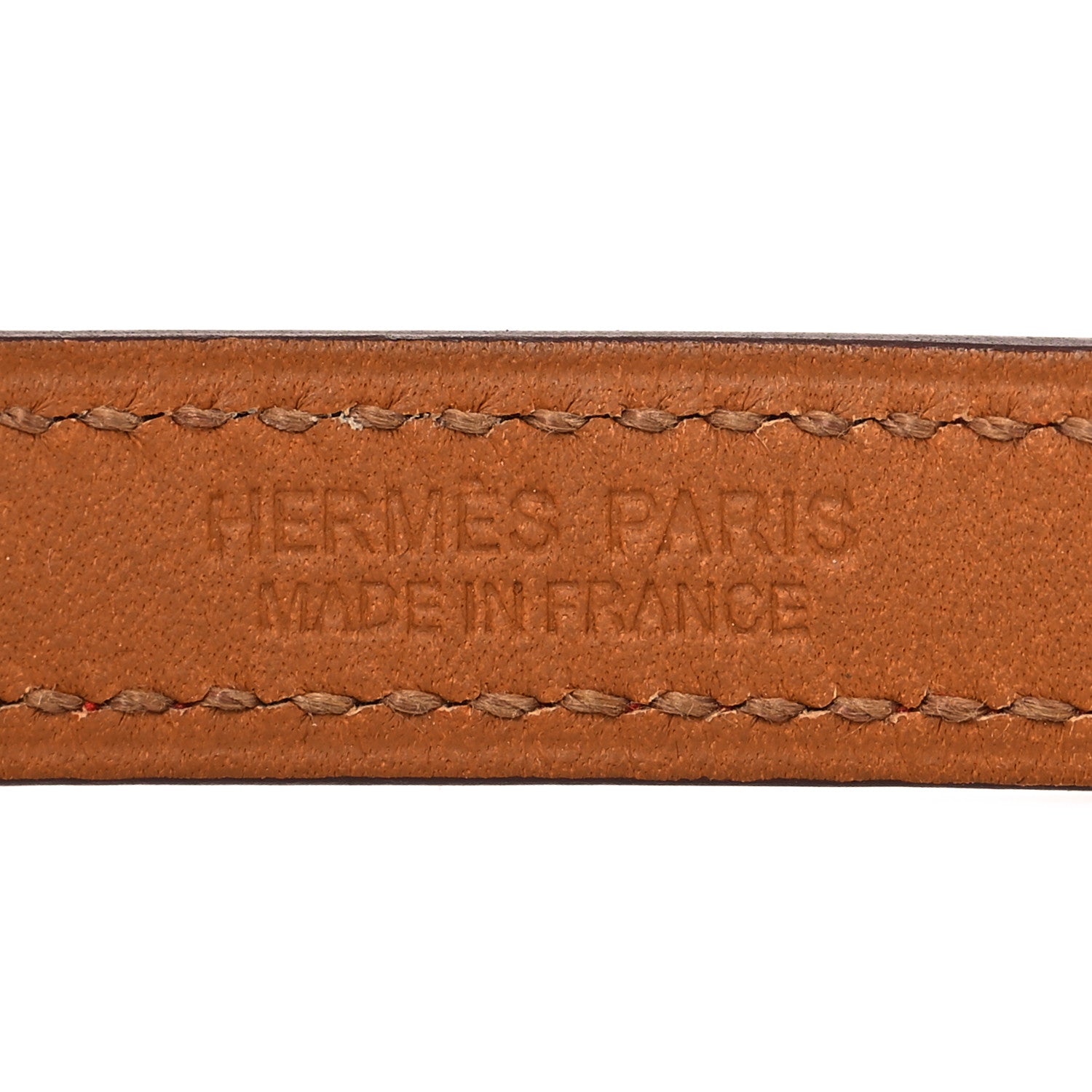 Hermes Evercolor Rivale Double Tour Bracelet M Capucine 4 of 6