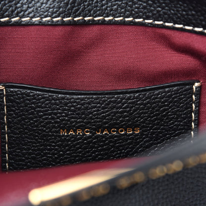 Marc Jacobs Grained Calfskin Medium Grind T Pocket Tote Black 8 of 10