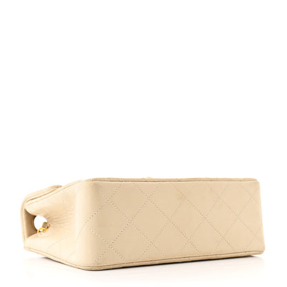 Chanel Lambskin Quilted Mini Square Flap Beige 4 of 14
