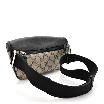 Gucci GG Supreme Monogram Belt Bag Black 3 of 12