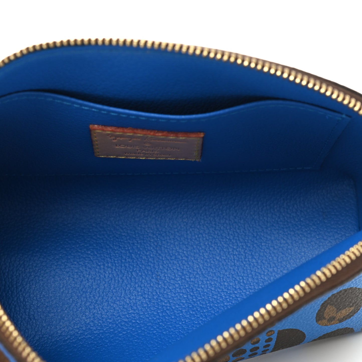 Monogram Kusama Pumpkin Dots Cosmetic Pouch Blue