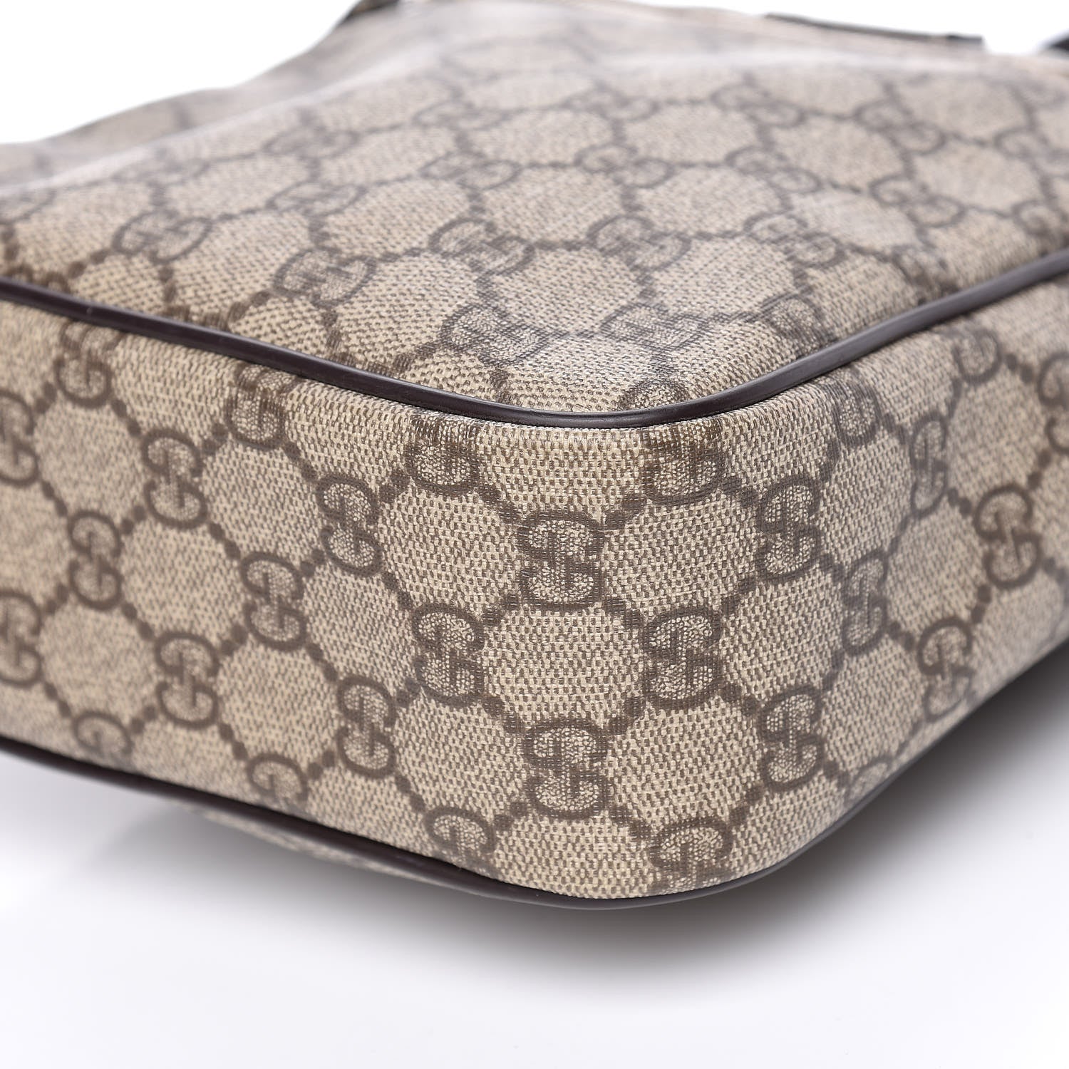 Gucci GG Plus Monogram Messenger Bag Dark Brown 10 of 12