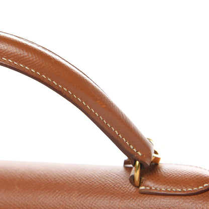Hermes Courchevel Kelly Sellier 32 Gold 19 of 19