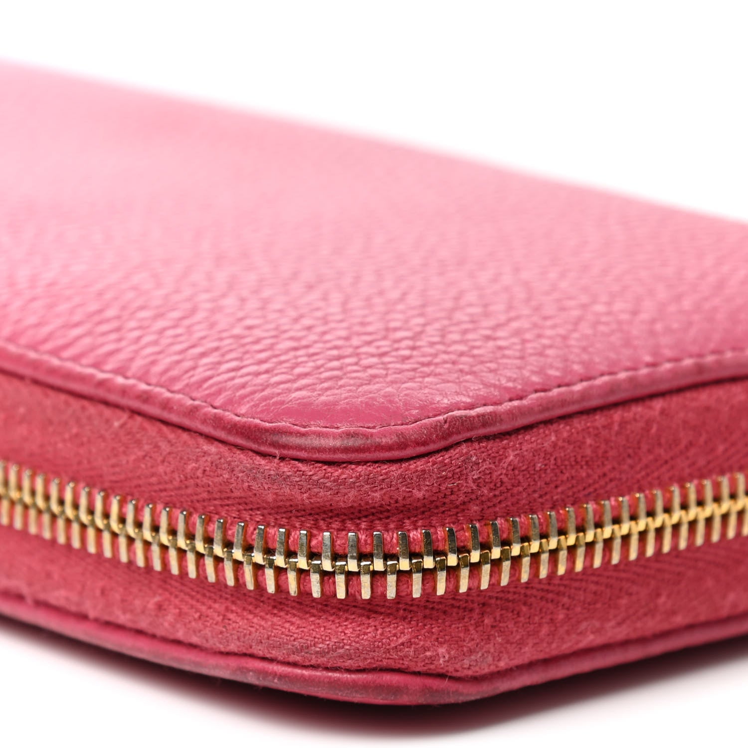 Prada Vitello Phenix Zip Around Wallet Peonia 12 of 14