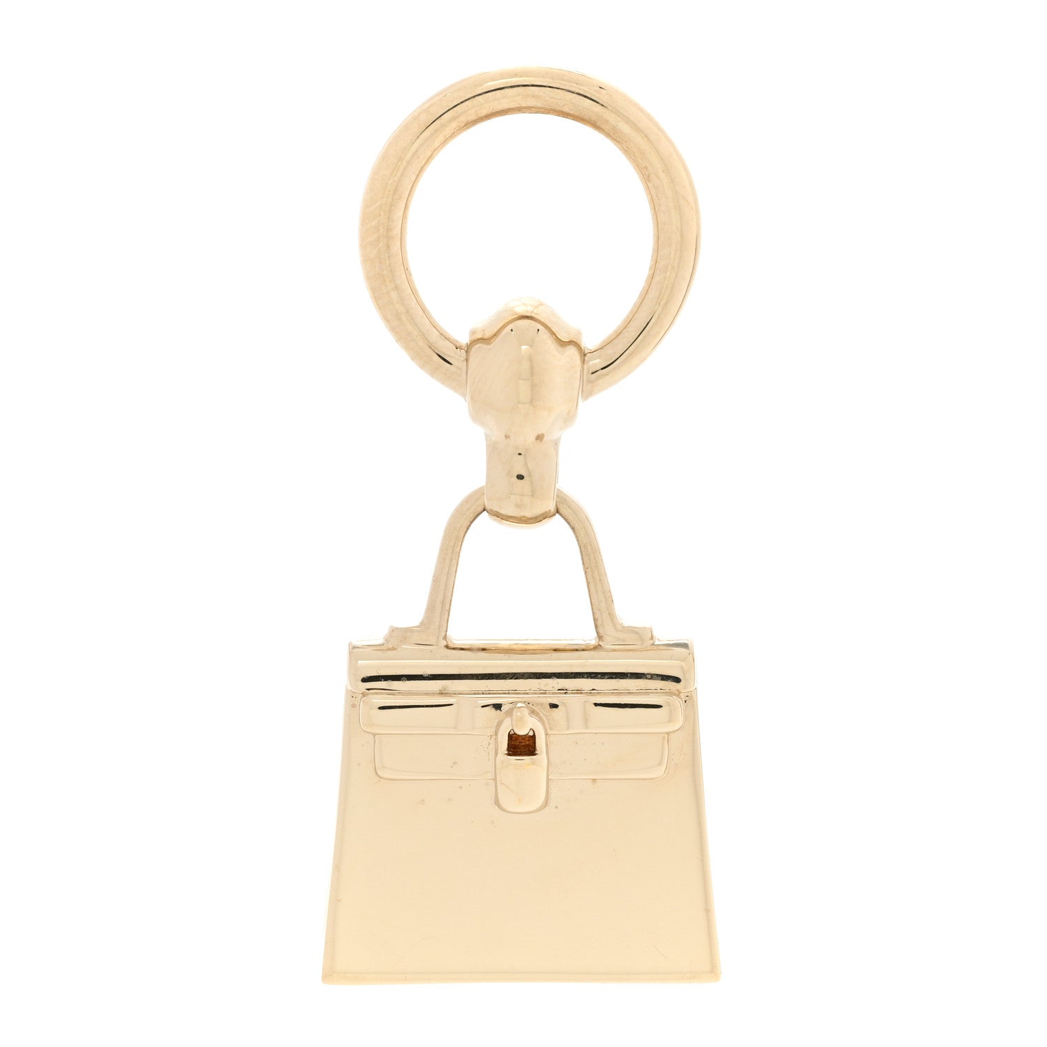 Hermes Permabrass Mini Kelly Twilly Ring 1 of 4