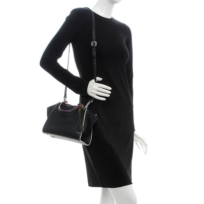 Fendi Vitello Dolce Mini 3Jours Tote Black 2 of 7