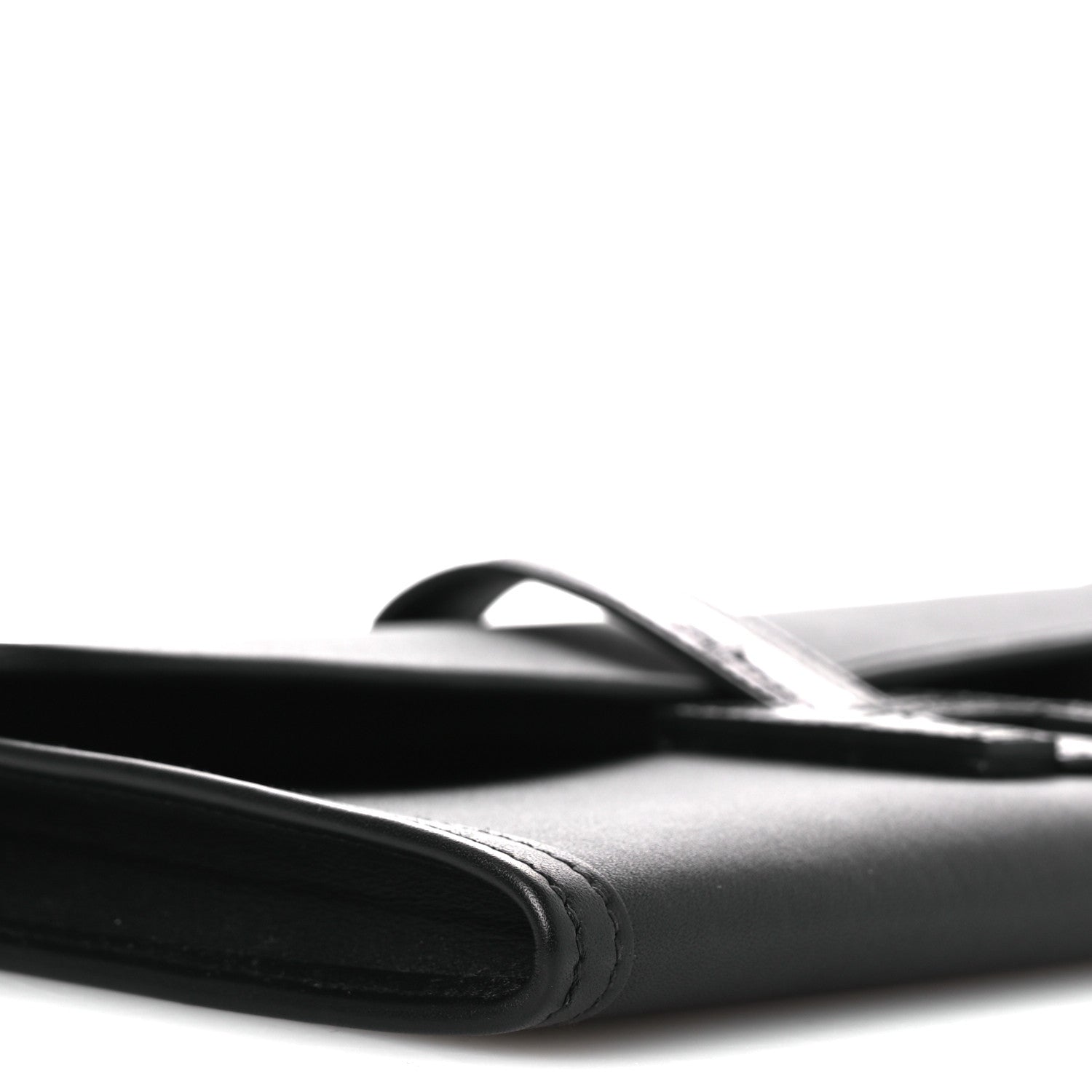 Hermes Swift Shiny Alligator Jige Elan 29 Touch Clutch Black 9 of 11
