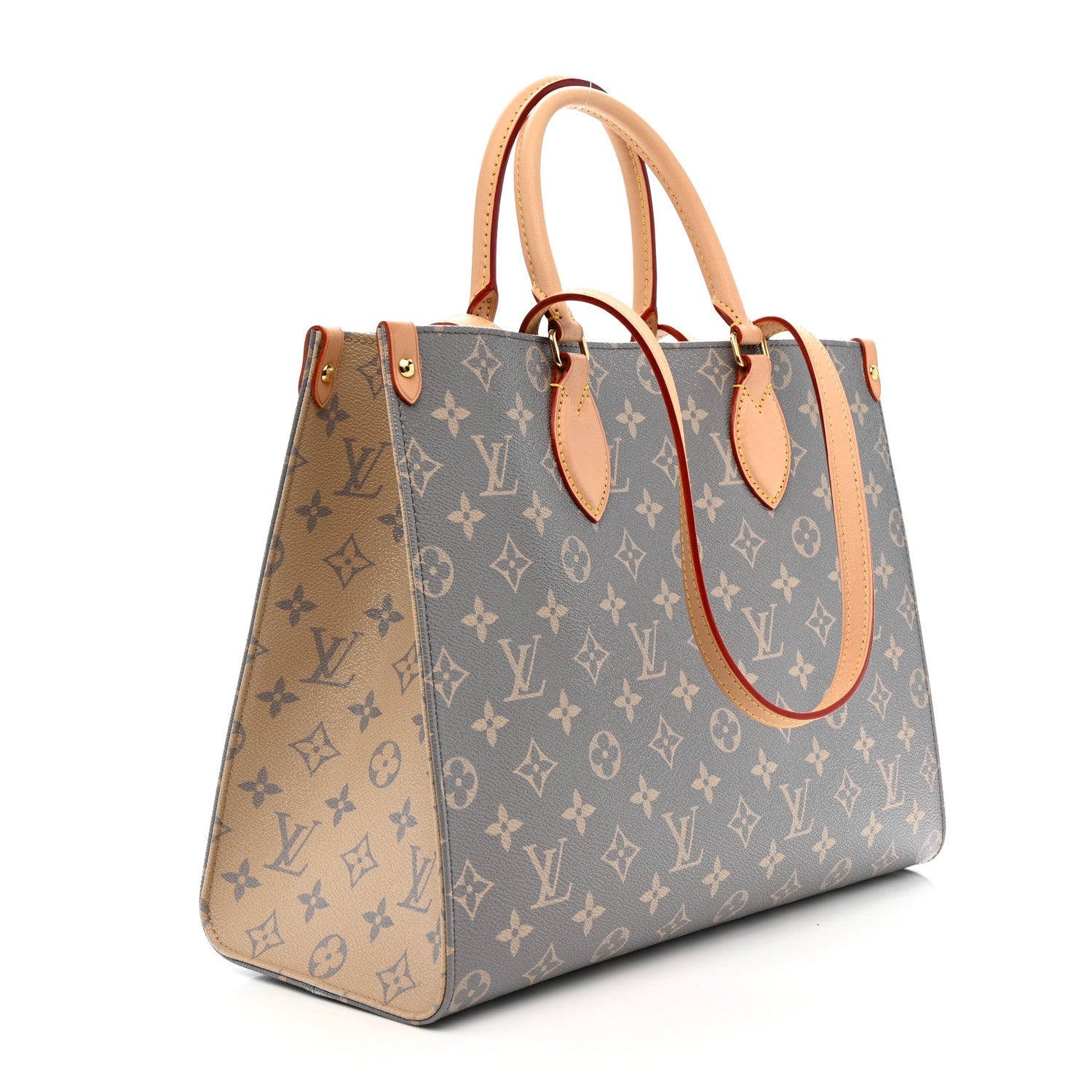 Louis Vuitton Monogram Onthego MM Trianon Gray 3 of 10