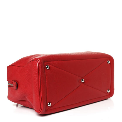 Hermes Taurillon Clemence Victoria II 35 Rouge Garance 4 of 13