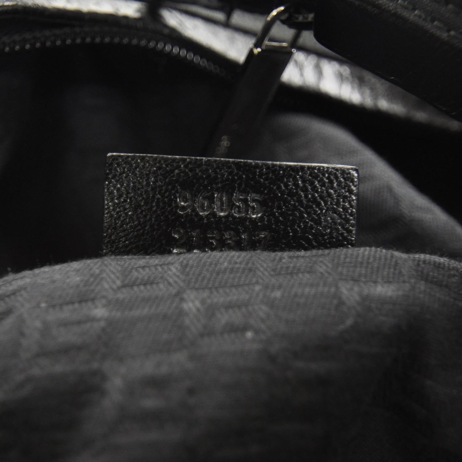 Gucci Nylon Monogram Large Hobo Black 8 of 8