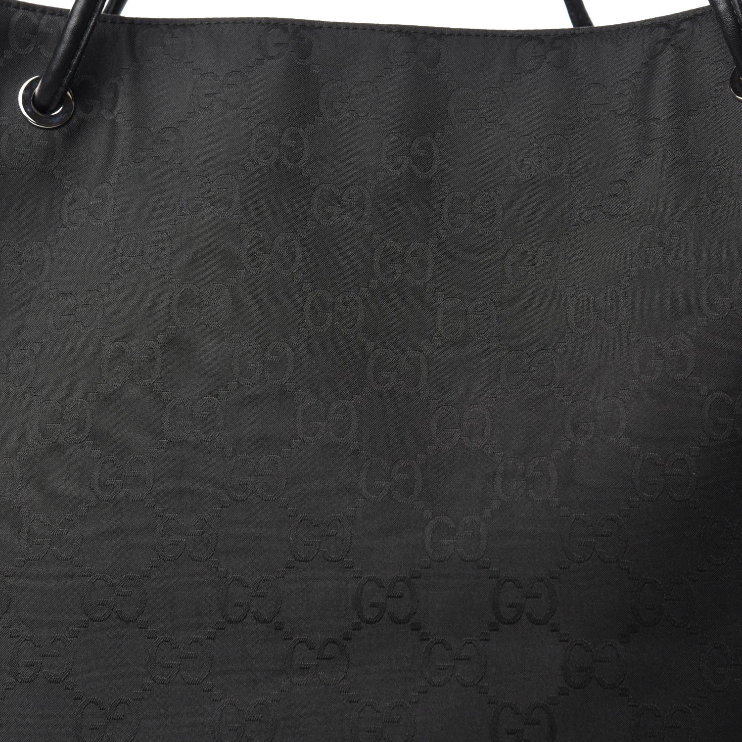 Gucci Nylon Monogram Gifford Tote Black 10 of 10