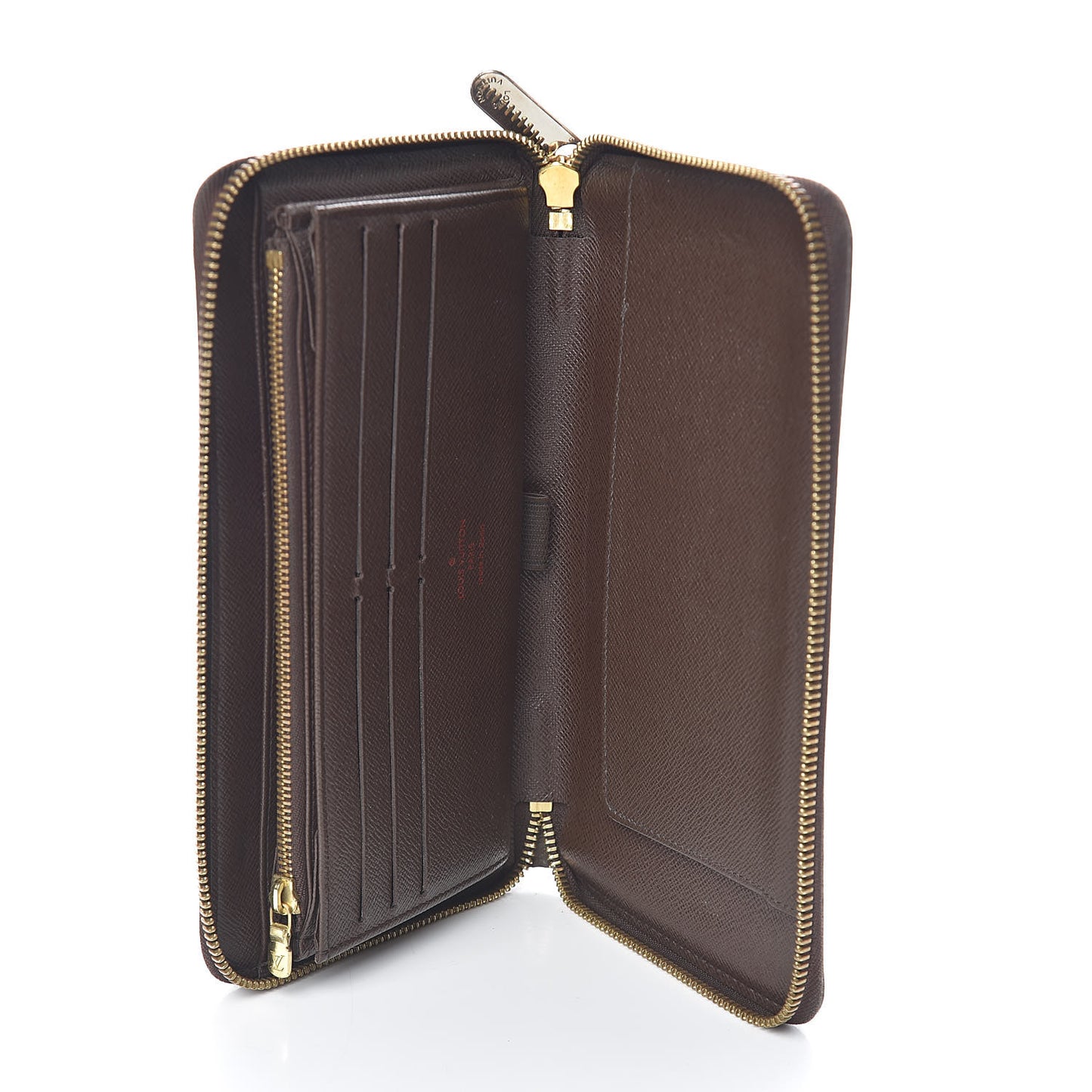 Damier Ebene Zippy Organizer Wallet