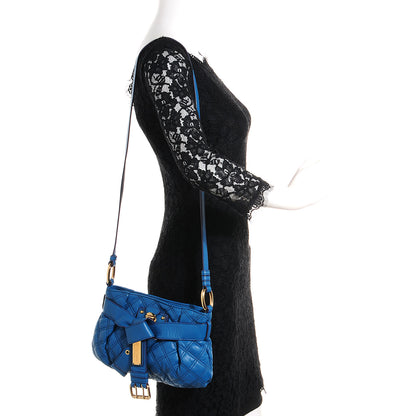 Marc Jacobs Quilted Leather Kristina Blue 2 of 10