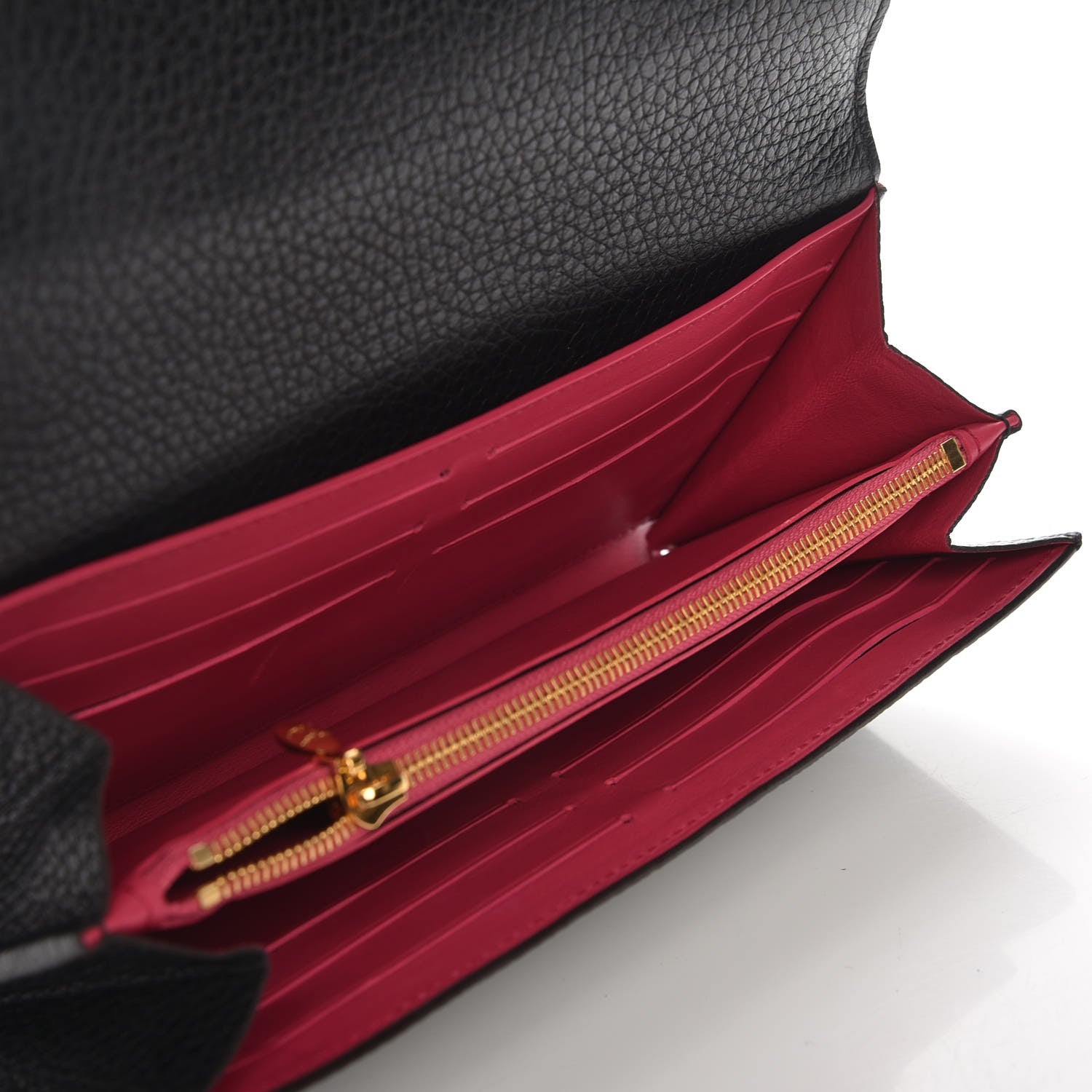 Louis Vuitton Taurillon Capucines Wallet Black 5 of 7