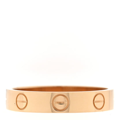 Cartier 18K Yellow Gold 3.5mm LOVE Wedding Band Ring 52 6 3 of 5