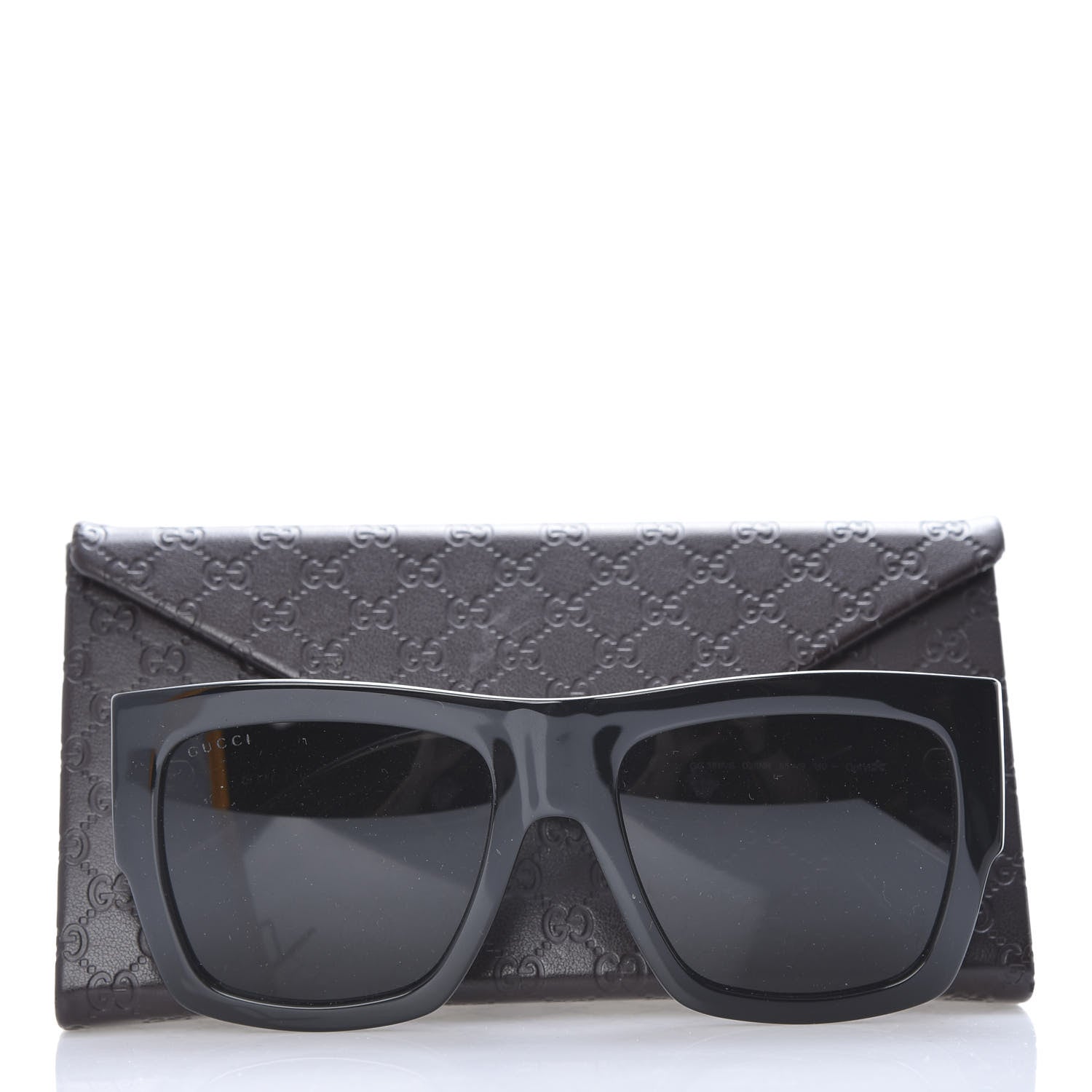 Gucci Acetate Square Frame Sunglasses GG 3817/S Black 9 of 9