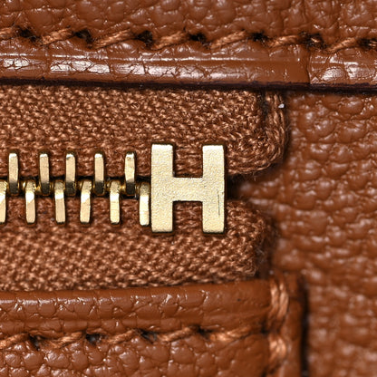Hermes Togo Bi Color Horseshoe Birkin 35 Jaune Ambre Gold 20 of 34
