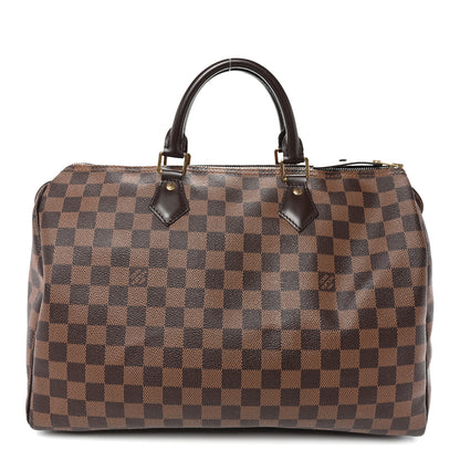 Louis Vuitton Damier Ebene Speedy 35 1 of 10