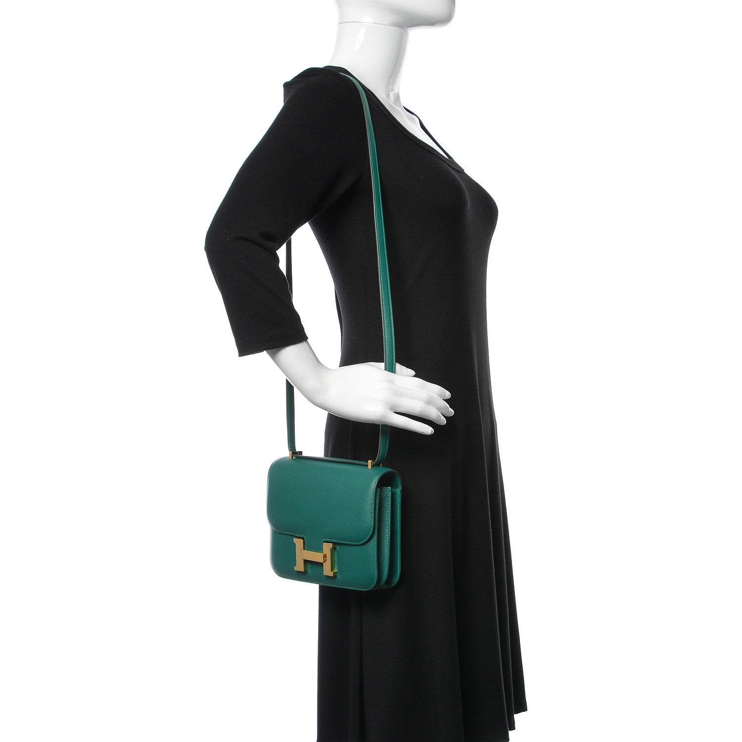 Hermes Epsom Constance 18 Malachite 2 of 22