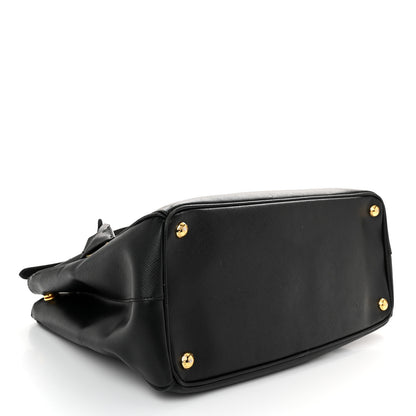 Prada Saffiano Medium Galleria Double Zip Tote Black 4 of 12