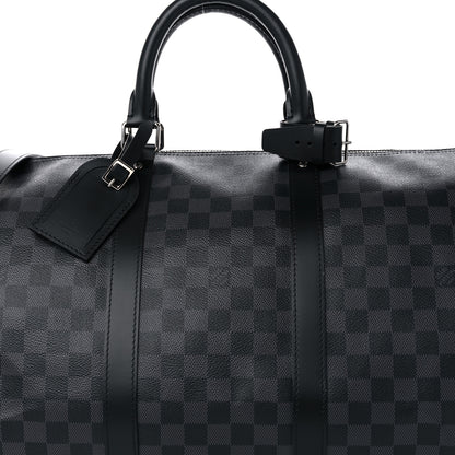Louis Vuitton Damier Graphite Keepall Bandouliere 55 7 of 10