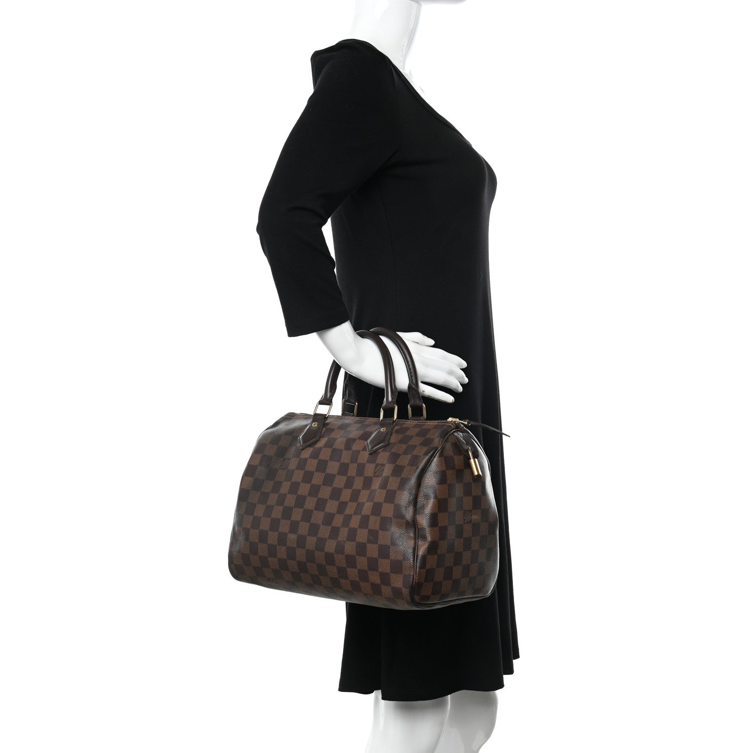 Louis Vuitton Damier Ebene Speedy 30 2 of 28