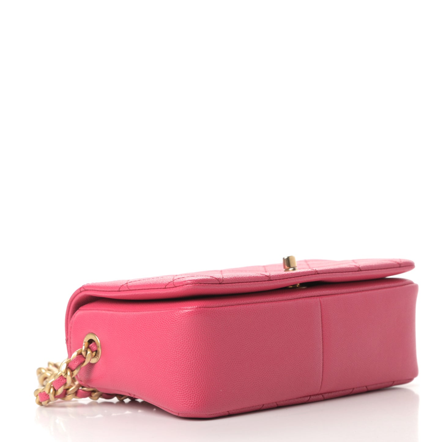 Caviar Quilted Small Fashion Therapy Flap Bag Pink