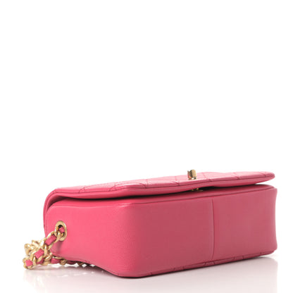Chanel Caviar Quilted Small Fashion Therapy Flap Bag Pink 4 of 10