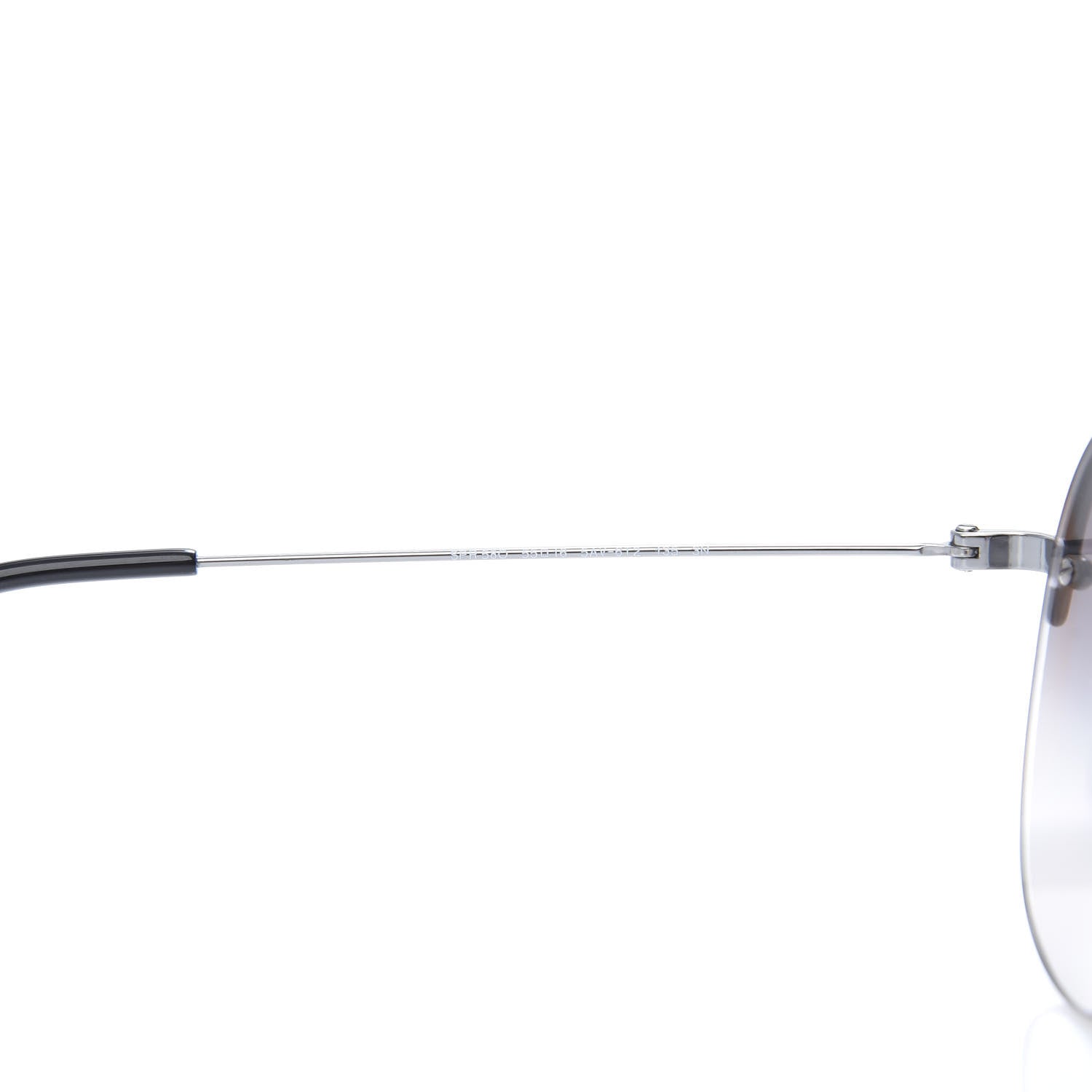 Prada Metal Round Sunglasses SPR 58O Black 5 of 8